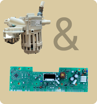 Miele circulation pump + electronics repair (dishwasher)