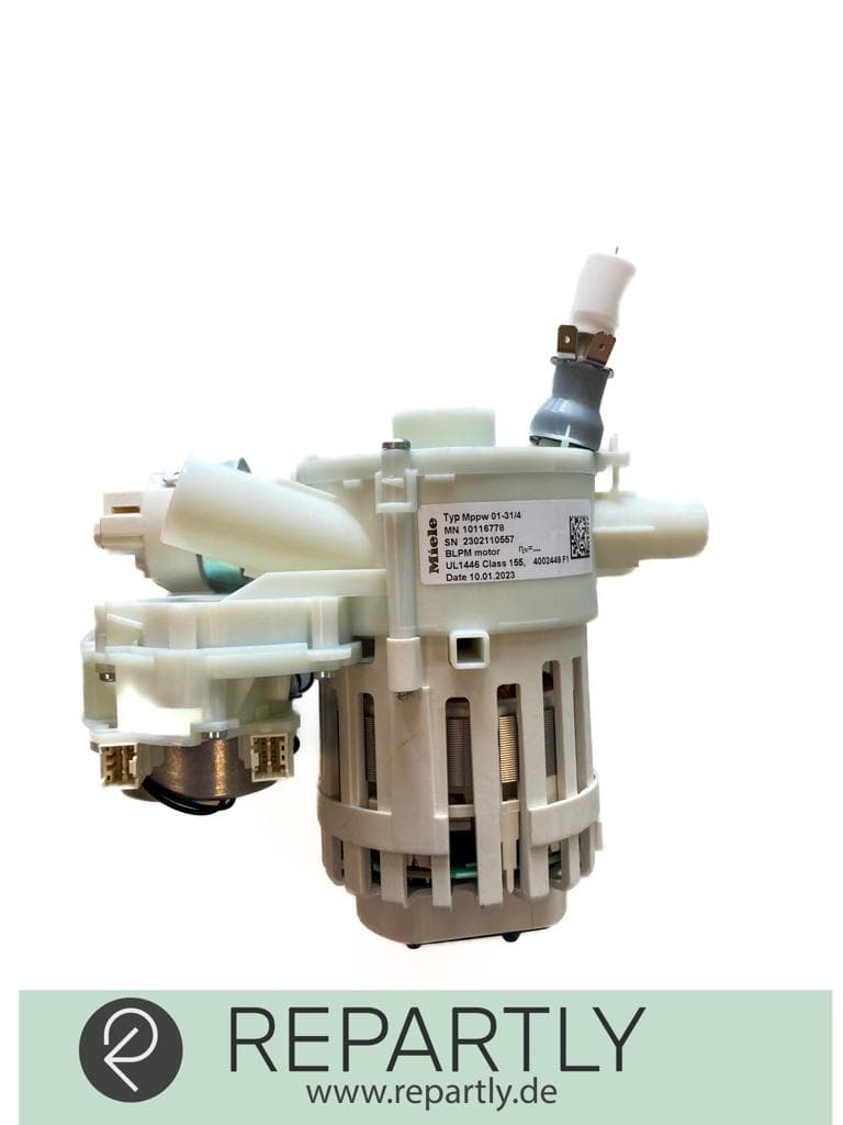 Miele circulation pump + electronics repair (dishwasher)