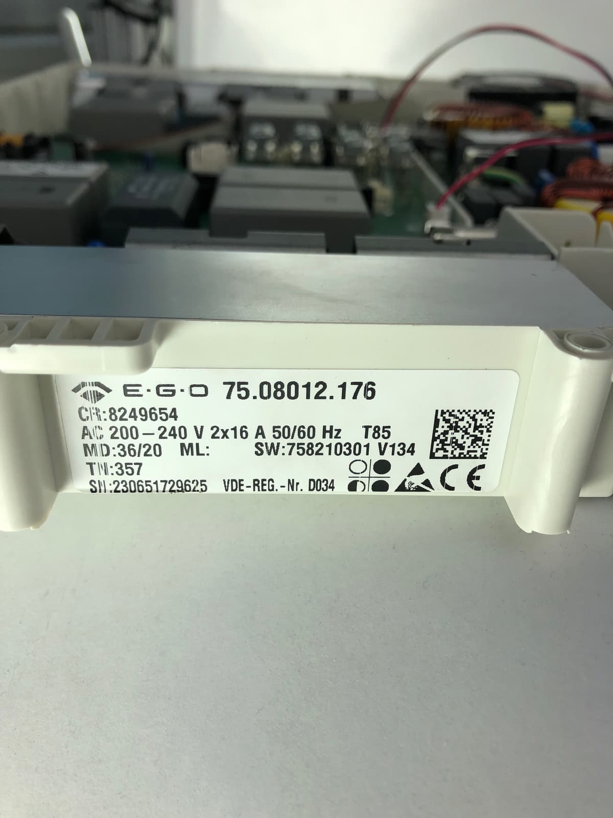 Miele Réparation carte électronique de la table de cuisson à induction